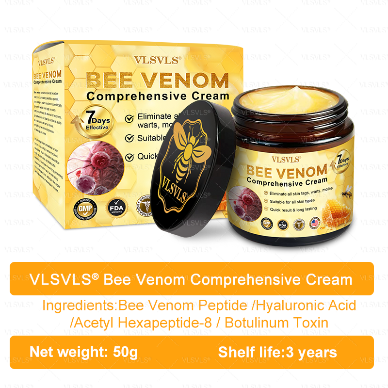 Made and Shipped from USA  🎄𝑽𝑳𝑺𝑽𝑳𝑺® Bee Venom Comprehensive Cream  LAST DAY 80% OFF(Sagging Skin, Fine Lines, Loss of Firmness, Flat Bust, Drooping Hips, and More)